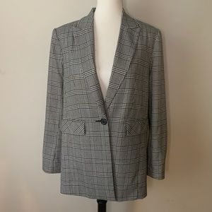 Oversized Plaid Blazer